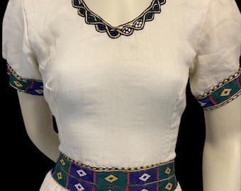 Habesha Dress multi color Tilet