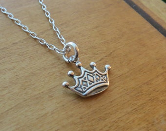 Sterling Silver 3D Royal Crown And Scepter Dangle Charm Bead For Bead Charm Bracelet Sterling Silver 3D Royal Crown And Scepter Dangle Charm Bead For Bead Charm Bracelet