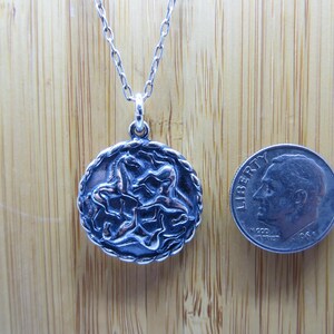 Solid 925 Sterling Silver Epona Celtic Horses Trinity Pendant or Earrings - Handmade in the USA image 4