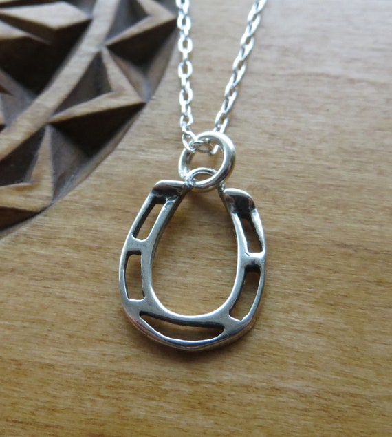 Charm Jewellery Sterling Silver Horseshoe and Pony Pendant