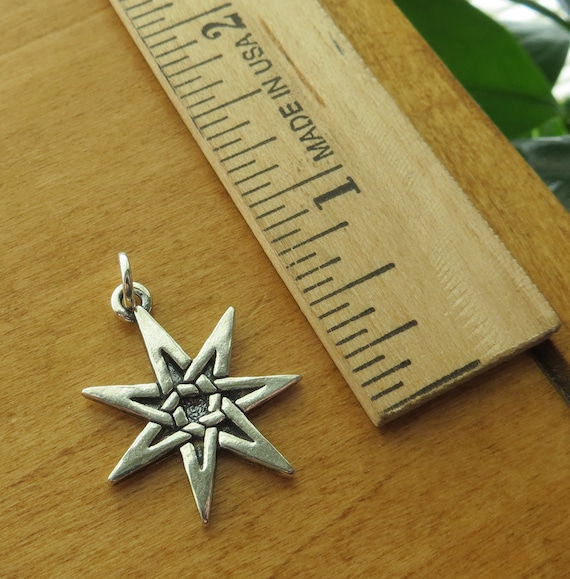 Ruler with Apple Sterling Silver Charm - Made in the USA Ruler with Apple Sterling Silver Charm - Made in the USA