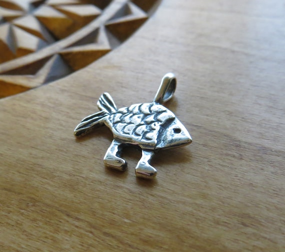 Small Fairy Slide Pendant Sterling Silver, Made in the USA Small Fairy Slide Pendant Sterling Silver, Made in the USA