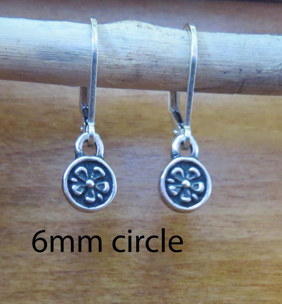 Solid 925 Sterling Silver Tiny Forget Me Not Flow… - image 2