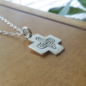 Solid 925 Sterling Silver Southwest Style The Four Directions Pendant Necklace and or Earrings - Handmade in the USA - Chains are Optional