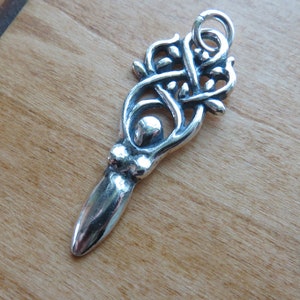 Solid 925 Sterling Silver Tree Forest Goddess Ostara Pendant Necklace or Earrings - Chains are Optional - Made in the USA