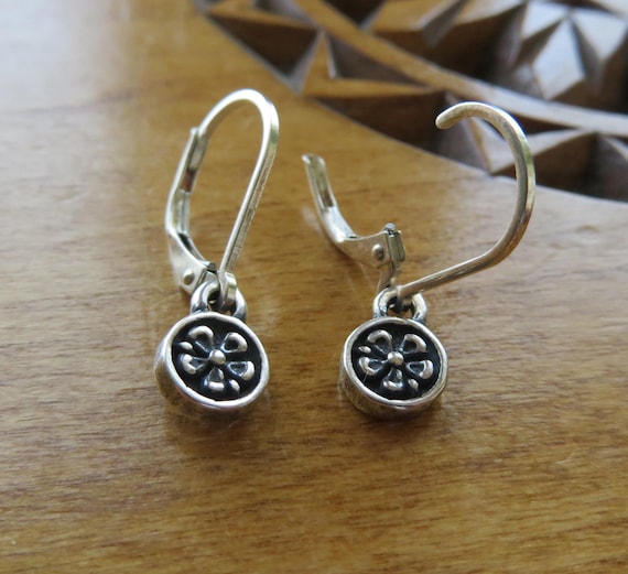 Solid 925 Sterling Silver Tiny Forget Me Not Flow… - image 5