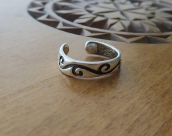 Solid 925 Sterling Silver Toe Ring My Original Design, Made in the USA