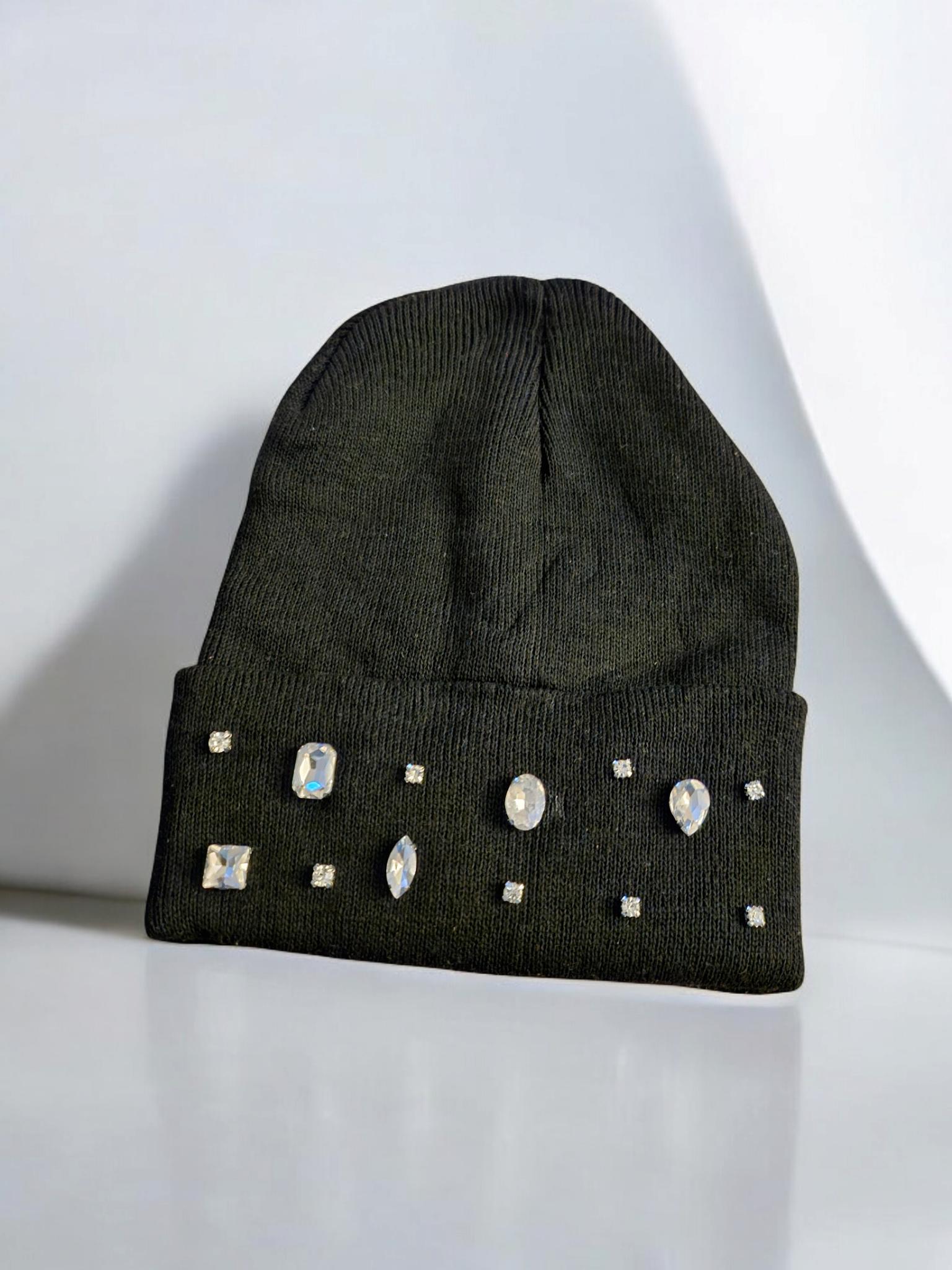 帽子 [1] BLING Y2K SHINY RHINESTONES BEANIE KFVIM Y2k Beanie Y2k Hat Y2k Accessories Y2k Cloth