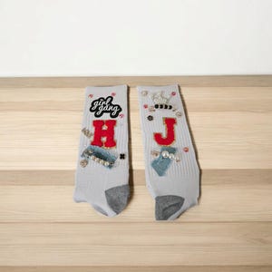 Junk socks with patches