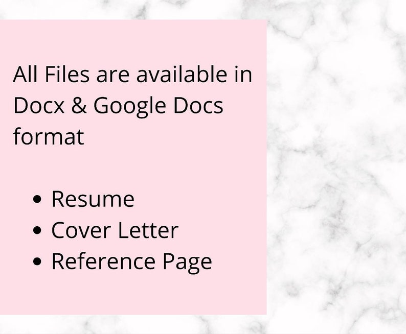 Google Docs Resume + Cover Letter + References | Professional Resume ...