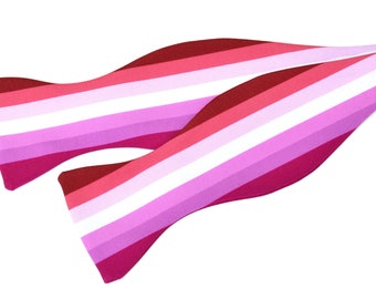 lesbian gift LGBTQ flag Lesbian pride bow tie