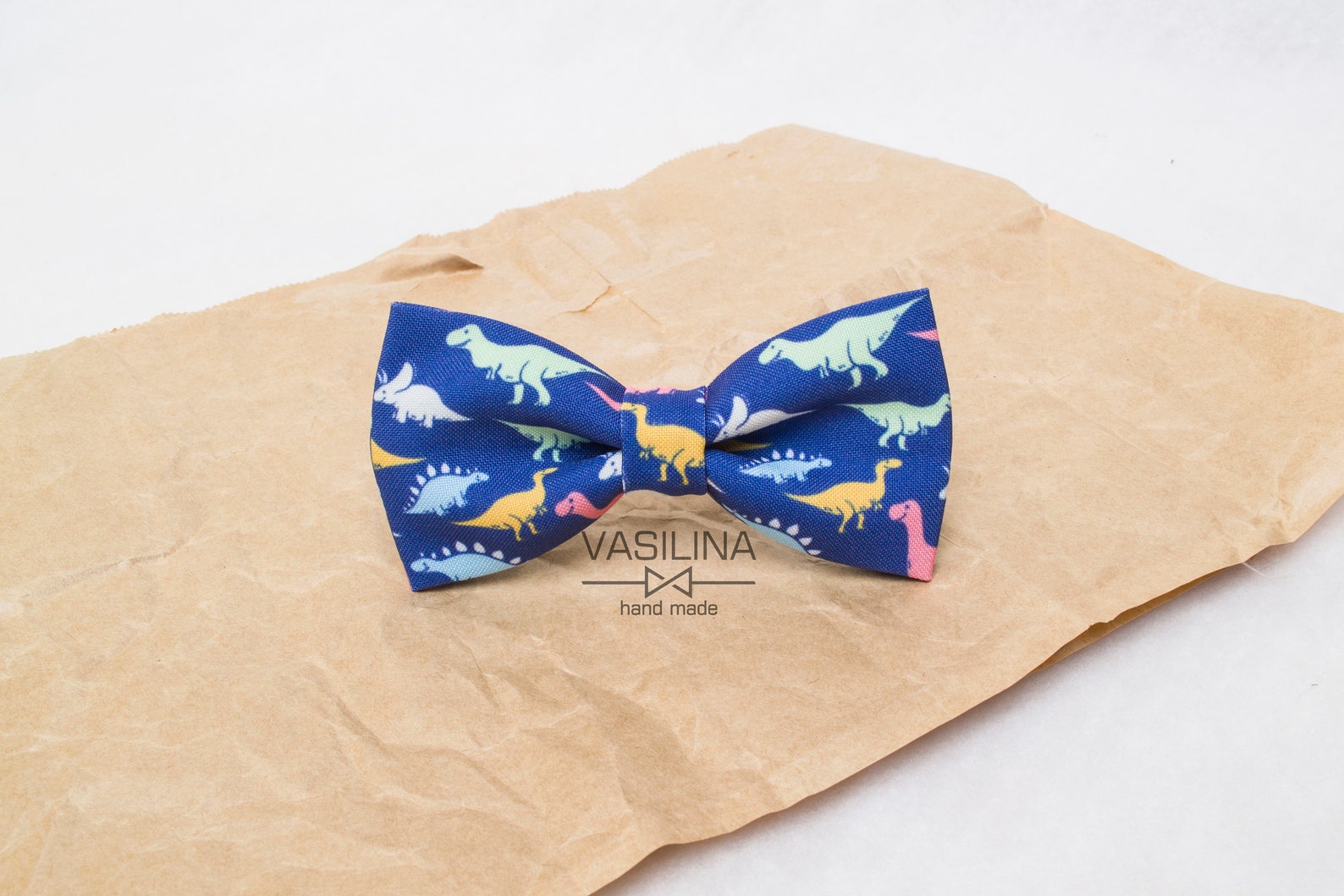 Dinosaur Bow tie Dinosaurs party Dino self tie bow tie for Etsy
