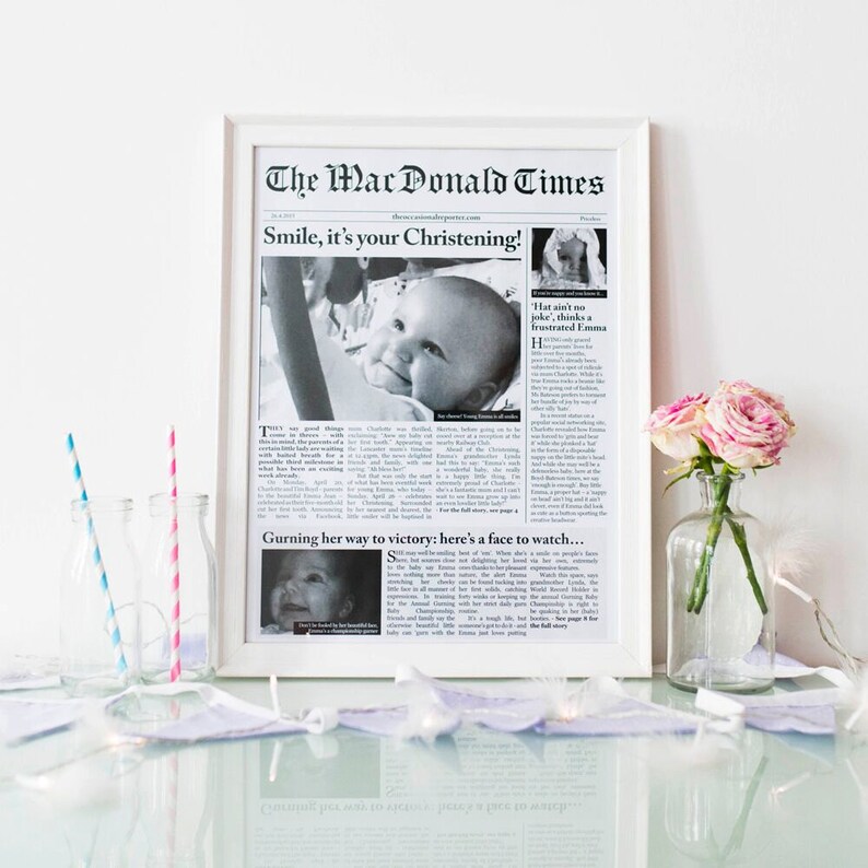 personalised baby birthday gifts