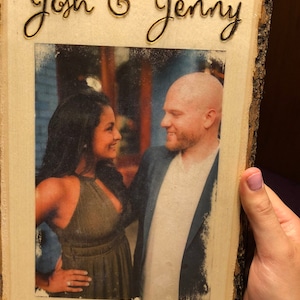 Custom Woodburning with Personalized Picture