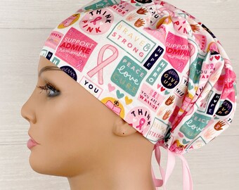 Tieback Hat Scrub Caps 