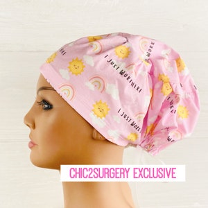 Chapeaux de récurage pour femme - Chapeaux de récurage pour femmes - Casquettes de récurage - I Just Work Here - Casquette de récurage d'anesthésie - Bonnet de récurage d'anesthésie
