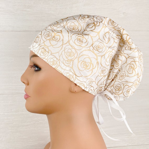 Tieback Hat Scrub Caps 