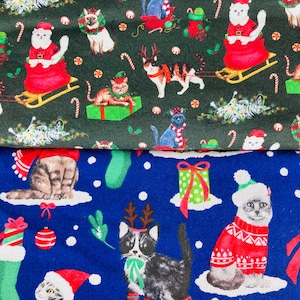 Scrub Hats for Women - Scrub Caps - Women&#39;s Surgical Scrub Hat - Scub Hat Bundle - Christmas Cats