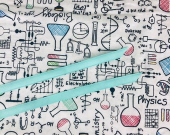 Handmade Surgical Scrub Cap - Scrub Hat - Ponytail - Chem Lab