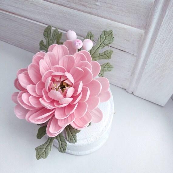 Wedding Floral Brooch Bridal Hair Flower Flowergirl Hair Piece Etsy