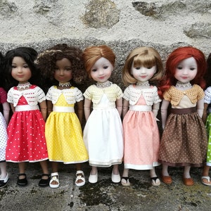 Doll Dress outfits for Ruby Red Fashion Friends Dolls clothing RRFF Dolls Handmade Lilith Creation