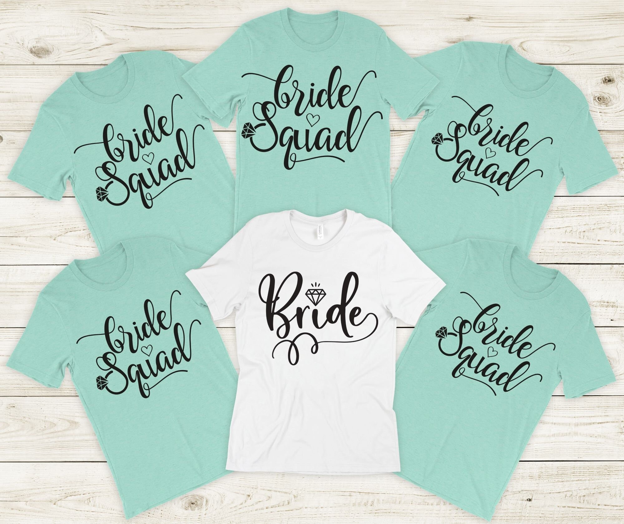 bride squad iron on
