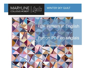 Winter Sky Quilt Pattern in English