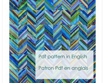 Zigzag String Quilt in English