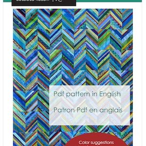 Zigzag String Quilt in English image 1