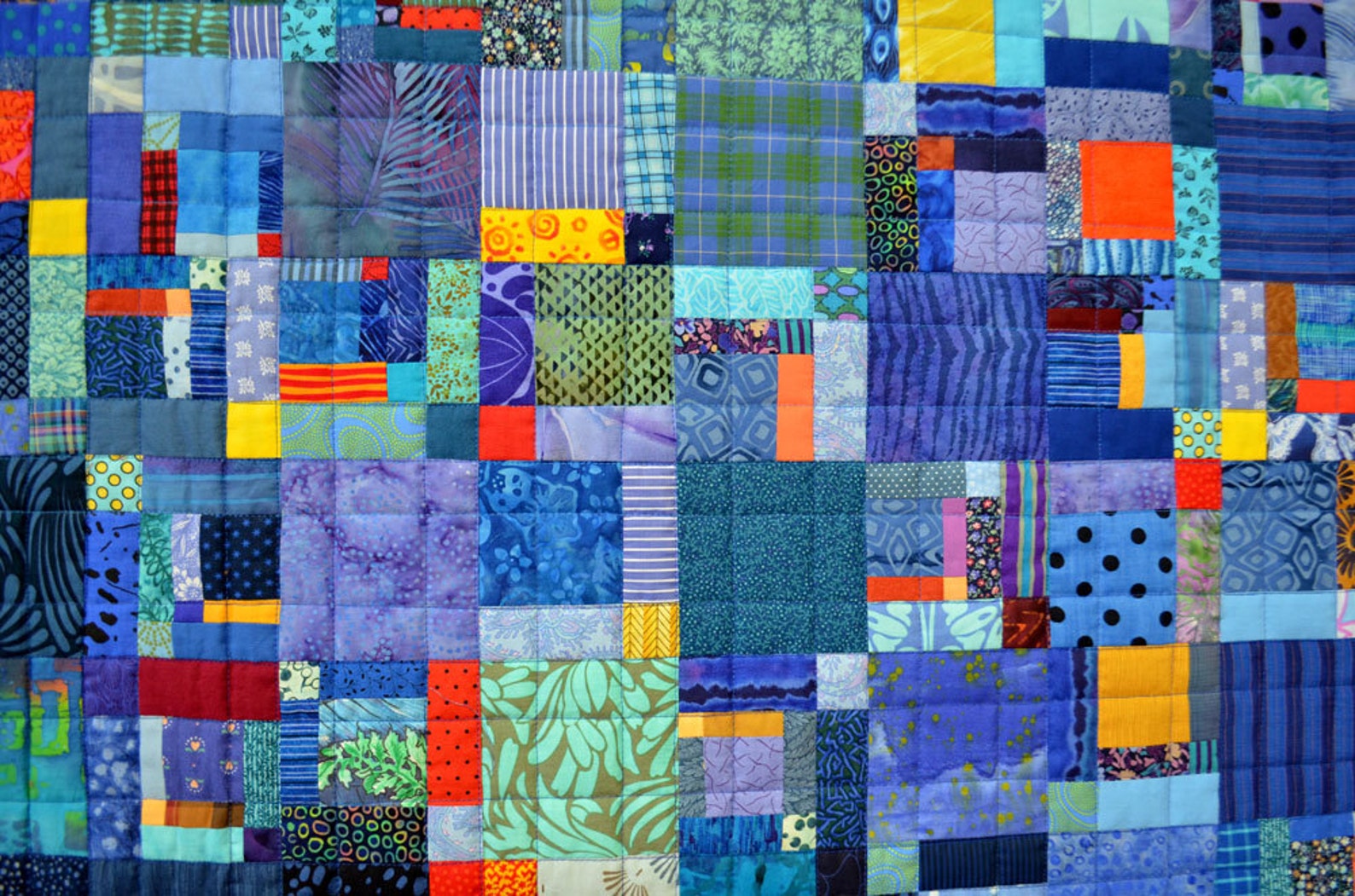 City Quilt in French Etsy