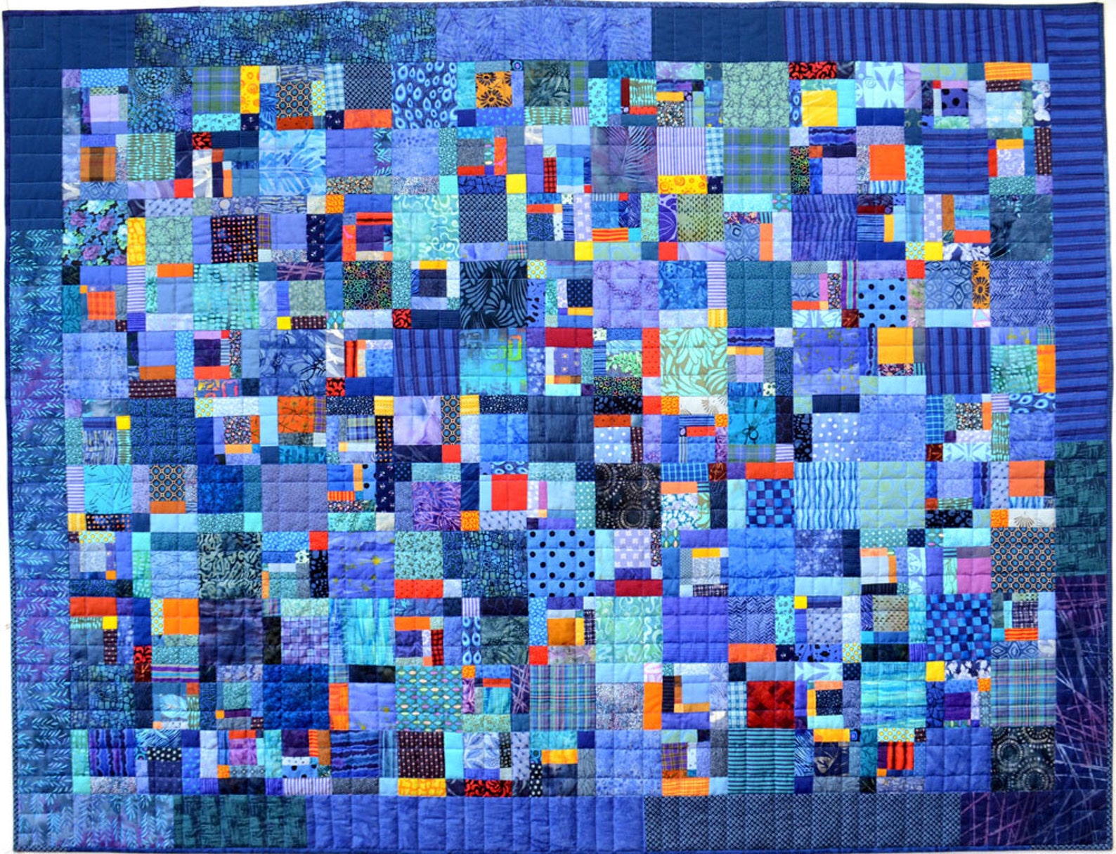 City Quilt in French Etsy