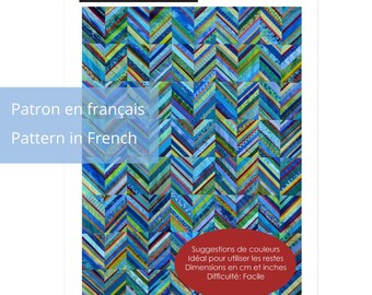 Zigzag String Quilt in French
