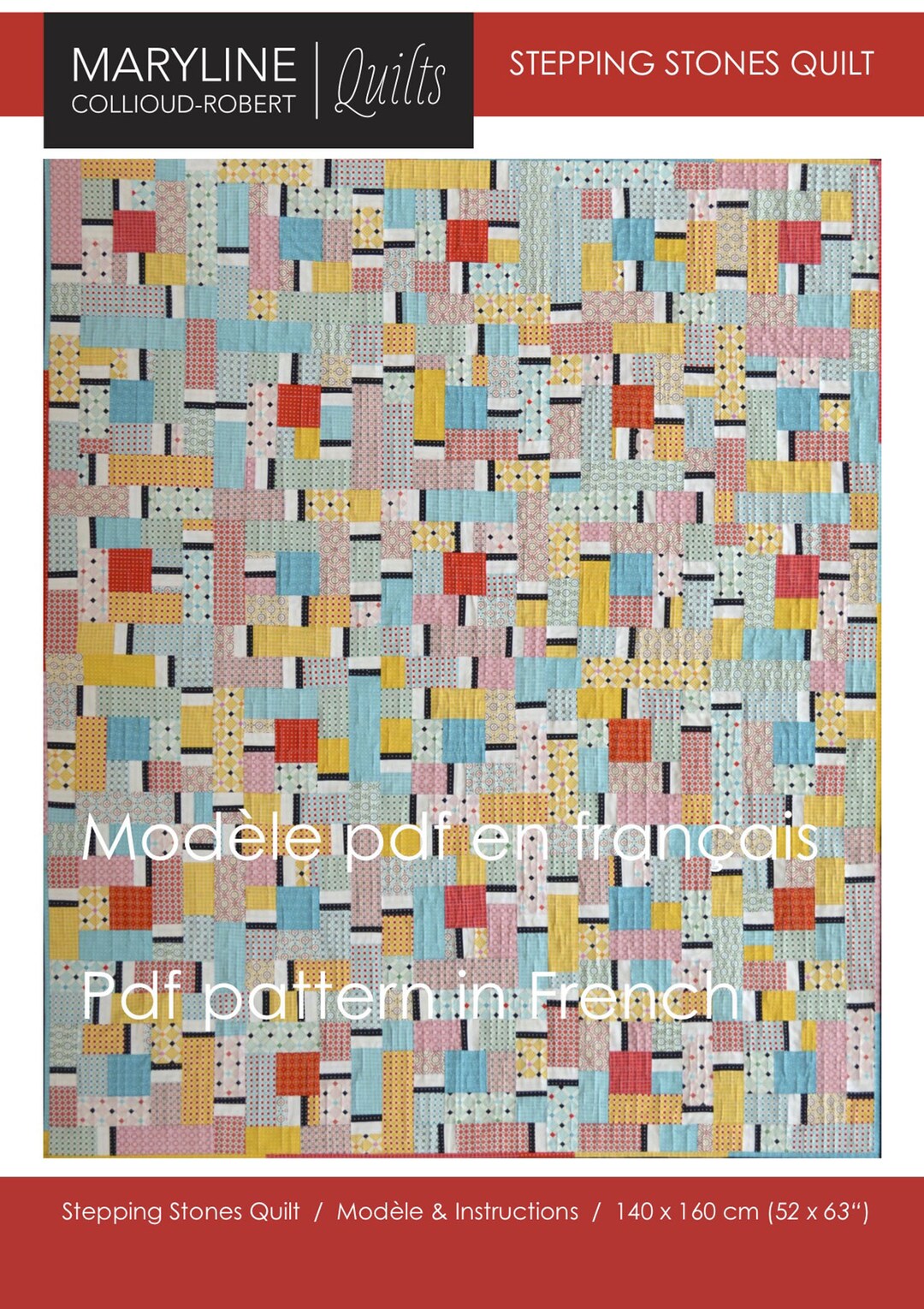 Stepping Stone Quilt in French Etsy