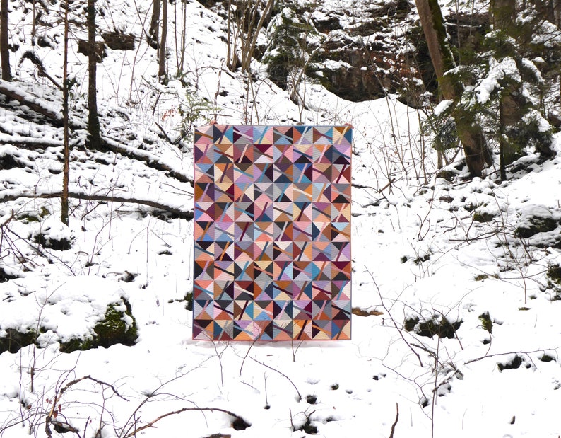 Winter Sky Quilt Pattern in English Etsy