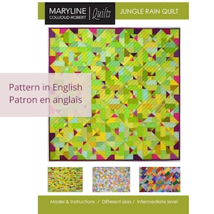 Jungle Rain Quilt in English