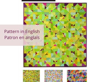 Jungle Rain Quilt in English