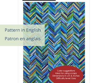 Zigzag String Quilt in English