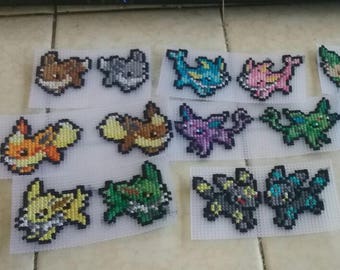 Eeveelutions Cross Stitch Pattern