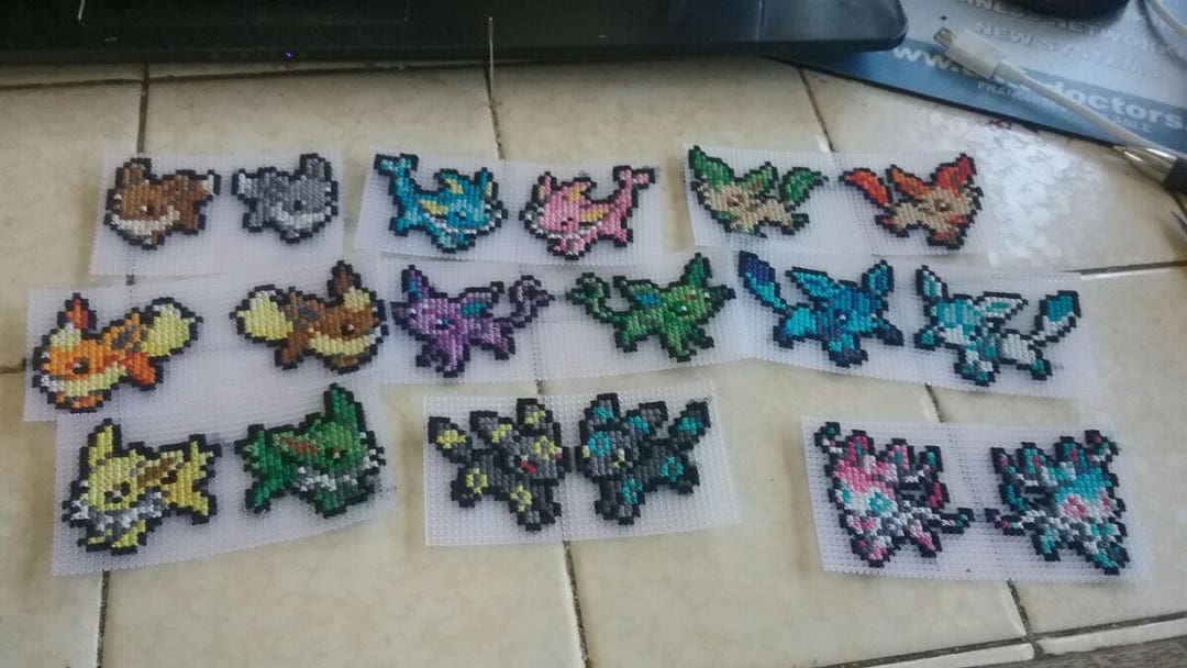 Eeveelutions Cross Stitch Pattern Etsy