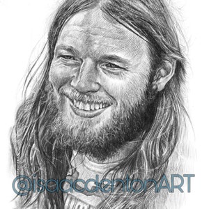 David Gilmour 6&quot; x 9&quot;
