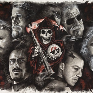 Sons of Anarchy Giclee Ltd Edition Print