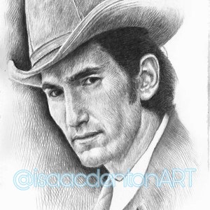 Townes Van Zandt II 6&quot; x 9&quot;