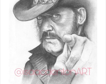 Lemmy Kilmister 5" x 8"