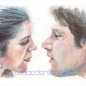 Han and Leia 5&quot; x 8&quot;