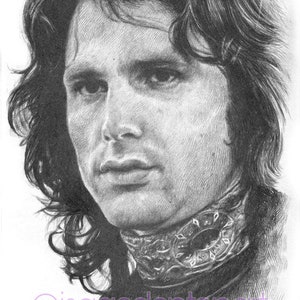 Jim Morrison 5&quot; x 8&quot;