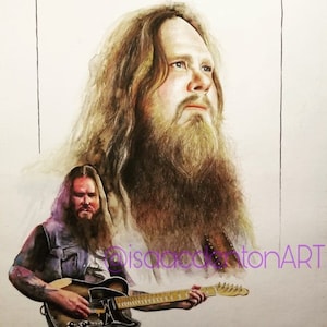 Whitey Morgan 17&quot; x 22&quot;