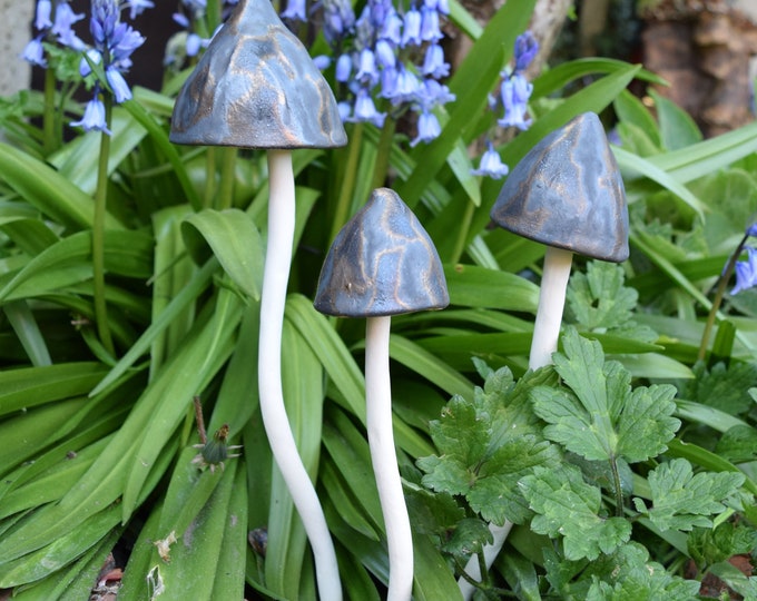 Keramik Pilze Dekopilze Gartendekoration getöpfert Etsy.de