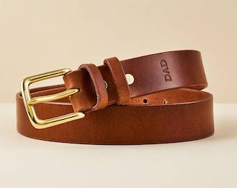 Personalized Men's Leather Belt *US TARIFFS COVERED*