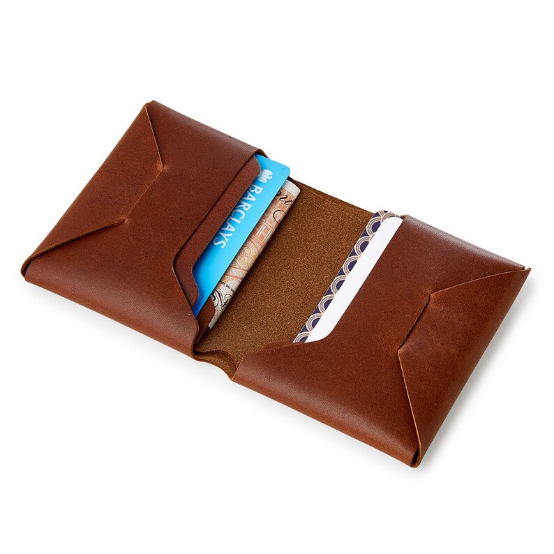 Leather Men's Wallet With Personalised Initials / Origami Etsy UK