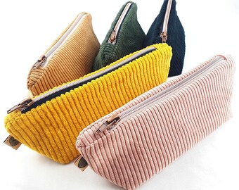 pencil case - corduroy - pencil case - cosmetic bag